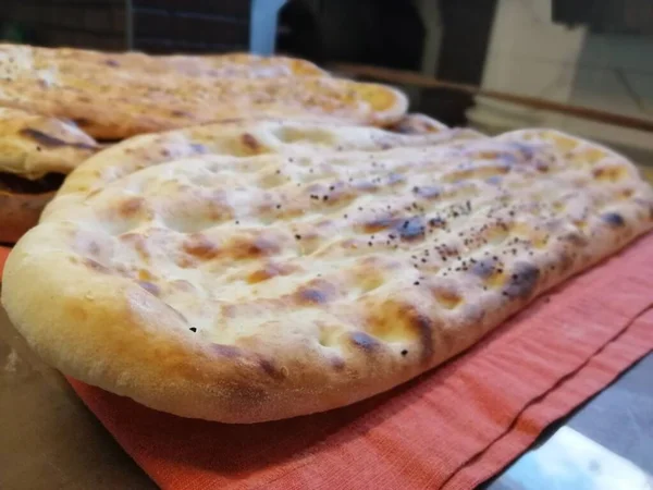 Pão Fresco Quente Forno — Fotografia de Stock