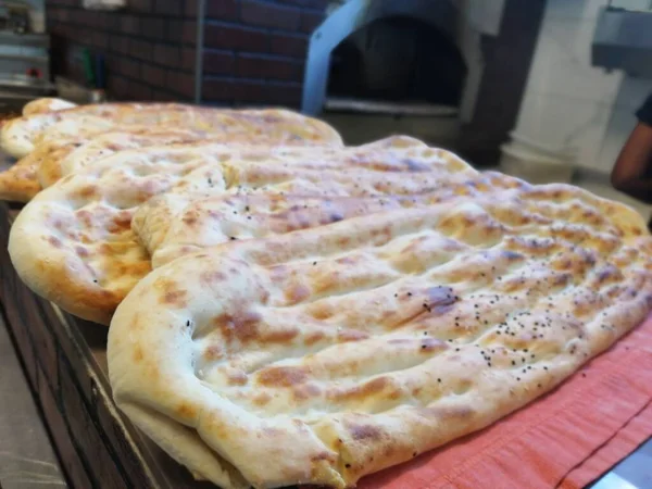 Fresh Hot Bread Oven — Stock Photo, Image