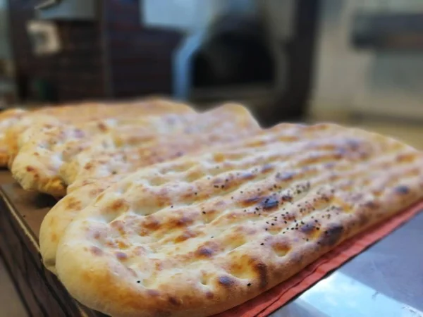 Fresh Hot Bread Oven — Stock Photo, Image