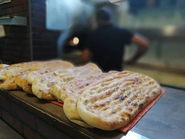 Pão Fresco Quente Forno — Fotografia de Stock