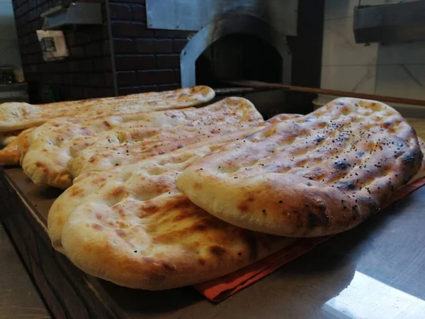 Pane Fresco Caldo Dal Forno — Foto Stock