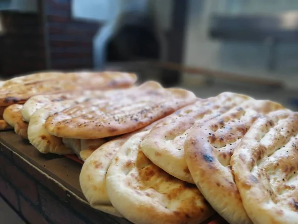 Fresh Hot Bread Oven — Stock Photo, Image