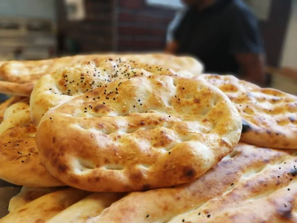 Fresh Hot Bread Oven — Stock Photo, Image