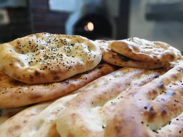 Pane Fresco Caldo Dal Forno — Foto Stock