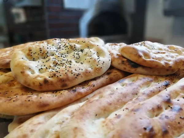 Fresh Hot Bread Oven — Stock Photo, Image