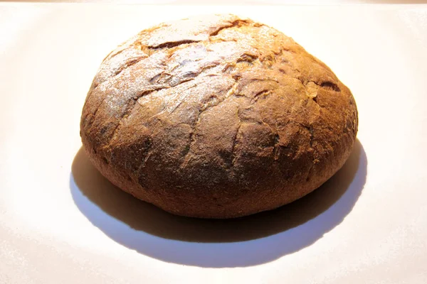 Świeży Gorący Chleb Piekarnika — Zdjęcie stockowe