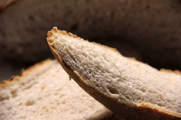 Färskt Och Varmt Bröd Från Ugnen — Stockfoto