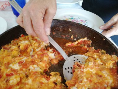 Tabakta lezzetli sebze tabağı