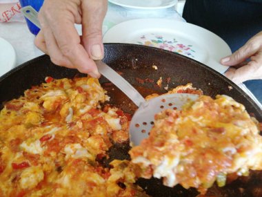 Tabakta lezzetli sebze tabağı