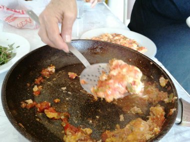 Tabakta lezzetli sebze tabağı