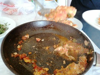 Tabakta lezzetli sebze tabağı