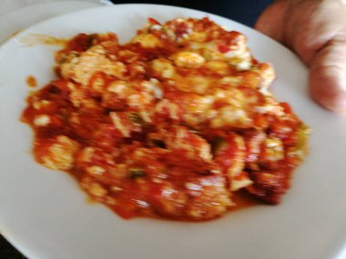 Tabakta lezzetli sebze tabağı