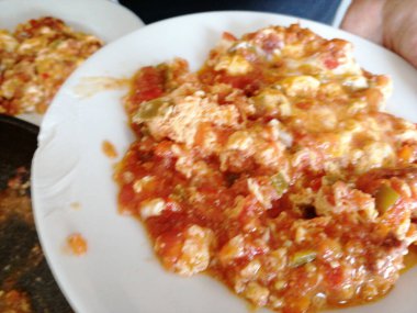 Tabakta lezzetli sebze tabağı