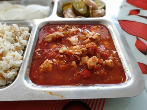 Délicieux Plat Légumes Sur Assiette — Photo