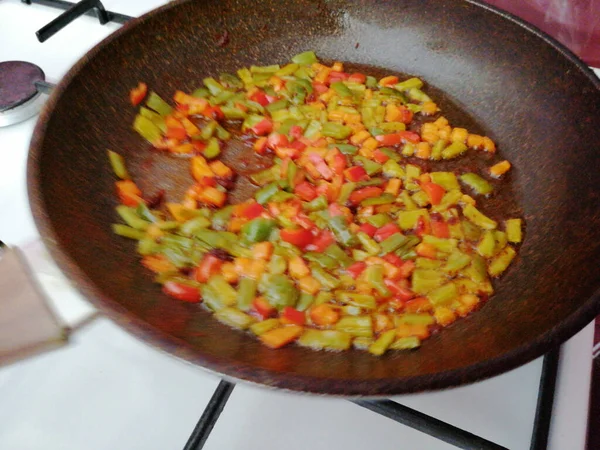 Délicieux Plat Légumes Sur Assiette — Photo