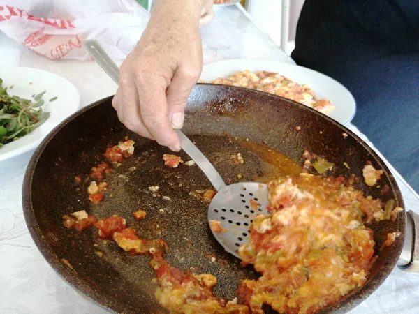 Leckeres Gemüsegericht Auf Dem Teller — Stockfoto