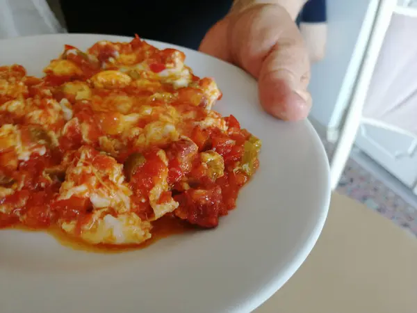 Délicieux Plat Légumes Sur Assiette — Photo