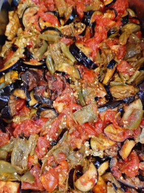 Lezzetli sebze tabağı