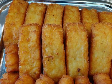 Lezzetli patates ve peynirli kroket