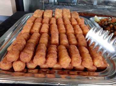 Lezzetli patates ve peynirli kroket