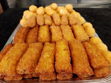 Lezzetli patates ve peynirli kroket