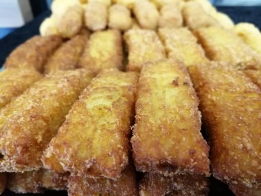 Lezzetli patates ve peynirli kroket