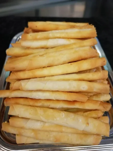 Вкусный Картофельный Сырный Кроквант — стоковое фото