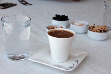 sıcak lezzetli Türk kahvesi