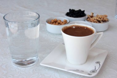 sıcak lezzetli Türk kahvesi