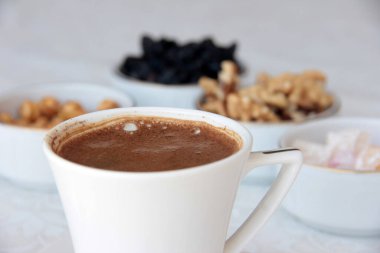 sıcak lezzetli Türk kahvesi