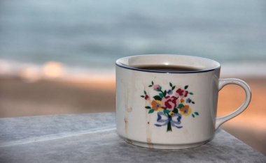 sıcak lezzetli Türk kahvesi