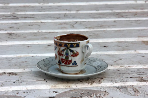 Heißer Köstlich Aromatisierter Türkischer Kaffee — Stockfoto