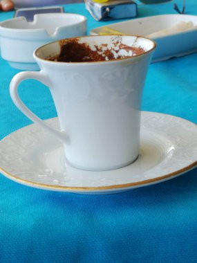 sıcak lezzetli Türk kahvesi