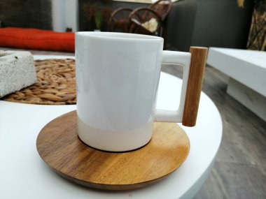 Sıcak ve lezzetli aromalı kahve.