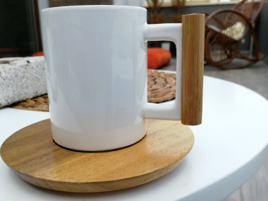 Sıcak ve lezzetli aromalı kahve.