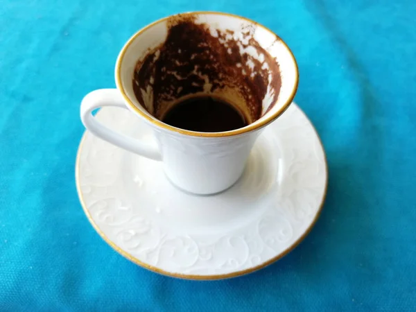 Hot Deliciously Flavored Turkish Coffee — Stock Photo, Image