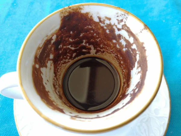Hete Heerlijk Gearomatiseerde Turkse Koffie — Stockfoto