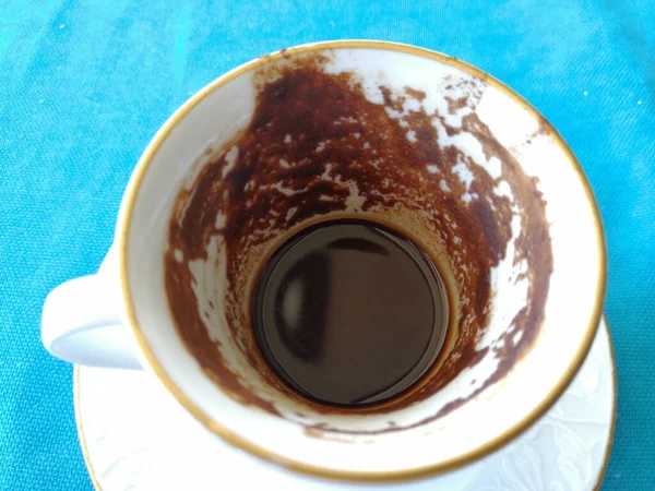 Hot Deliciously Flavored Turkish Coffee — Stock Photo, Image