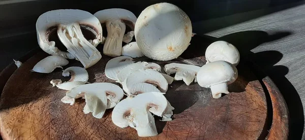 Fresh Organic Delicious Mushrooms — Stock Photo, Image