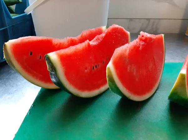 Fresh Organic Delicious Watermelon — Stock Photo, Image