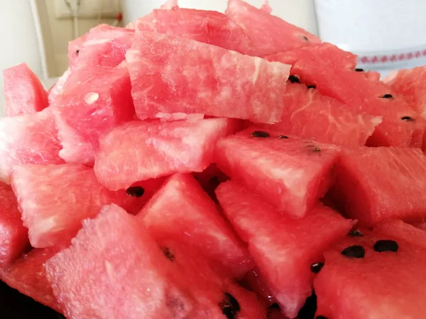 Frische Und Biologische Köstliche Wassermelone — Stockfoto