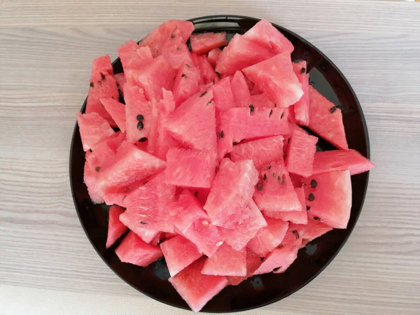 Frische Und Biologische Köstliche Wassermelone — Stockfoto