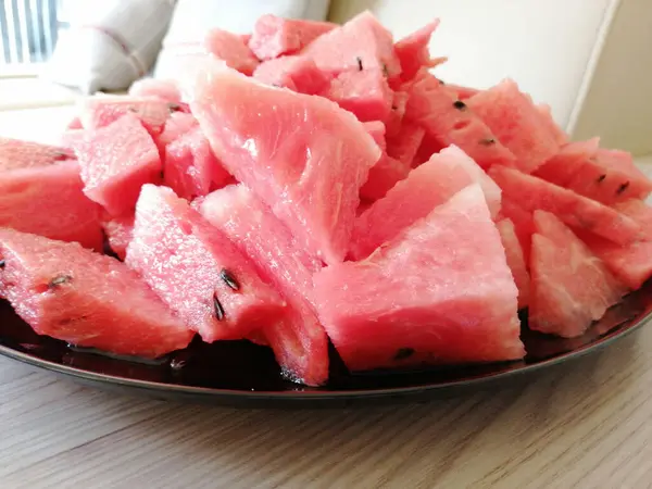 Fresh Organic Delicious Watermelon — Stock Photo, Image