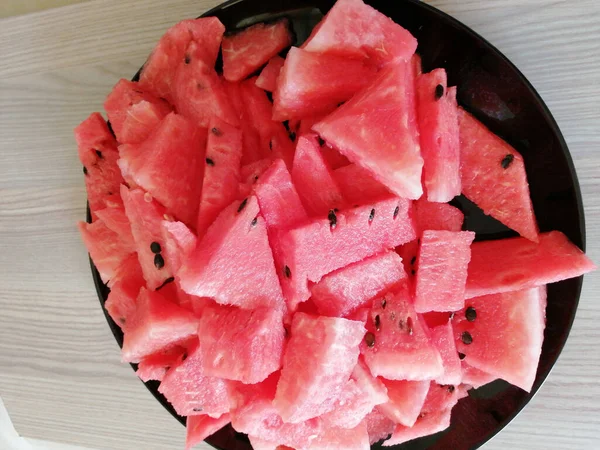 Verse Biologische Heerlijke Watermeloen — Stockfoto