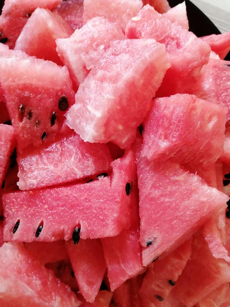 Verse Biologische Heerlijke Watermeloen — Stockfoto