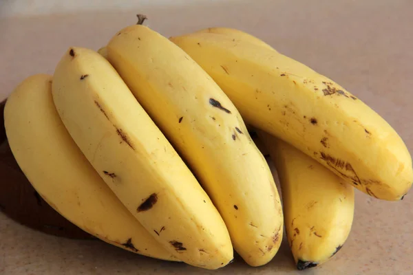 Banane Fraîche Biologique Délicieuse Vitamine — Photo