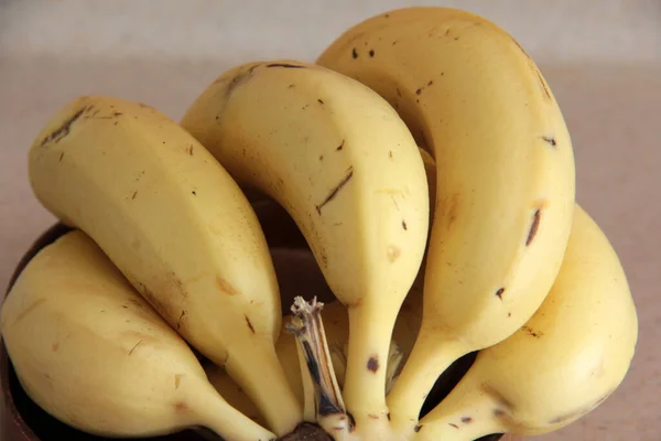 Banane Fraîche Biologique Délicieuse Vitamine — Photo