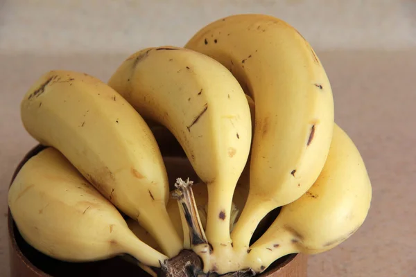 Banane Fraîche Biologique Délicieuse Vitamine — Photo