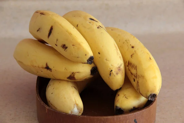 Banane Fraîche Biologique Délicieuse Vitamine — Photo