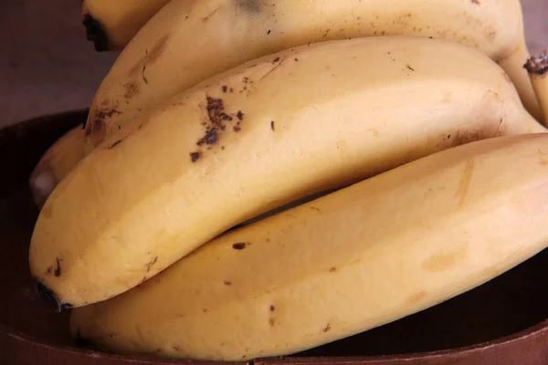 Banane Fraîche Biologique Délicieuse Vitamine — Photo